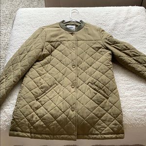 Puffer jacket (army green)